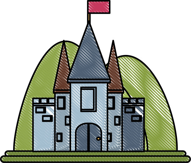 中世纪城堡的设计图片下载