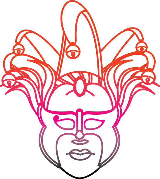 孤立的掩模设计图片下载