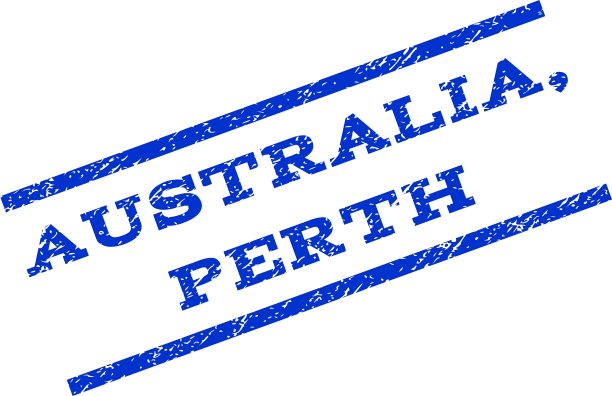 澳洲珀斯水印邮票图片下载