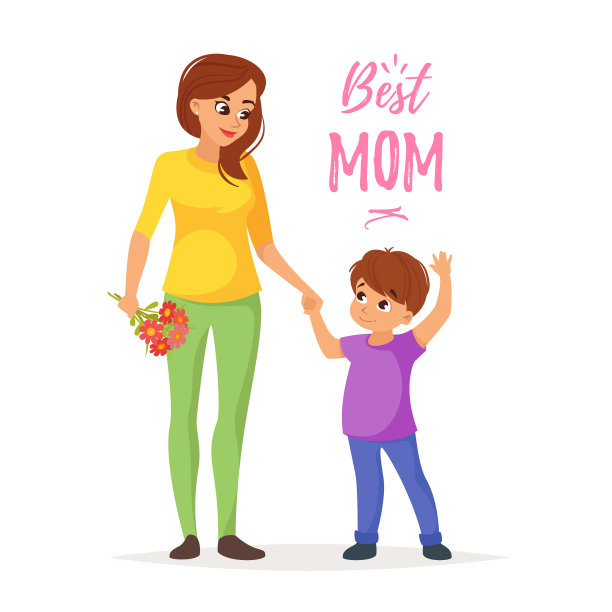 母亲节贺卡模板图片下载