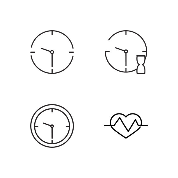 时间大纲图标集图片下载