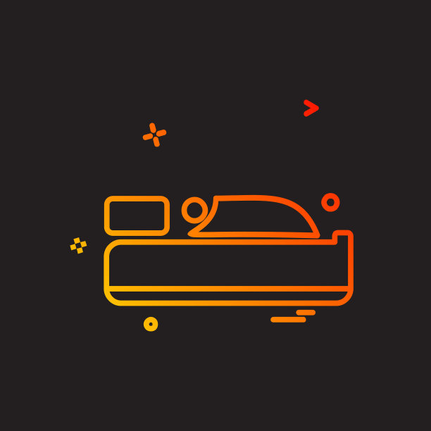 床上的图标设计图片下载