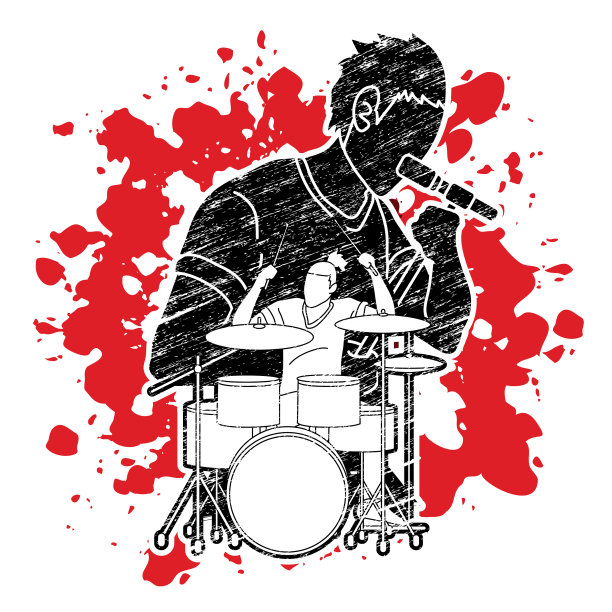 音乐家和乐队一起演奏音乐图片下载