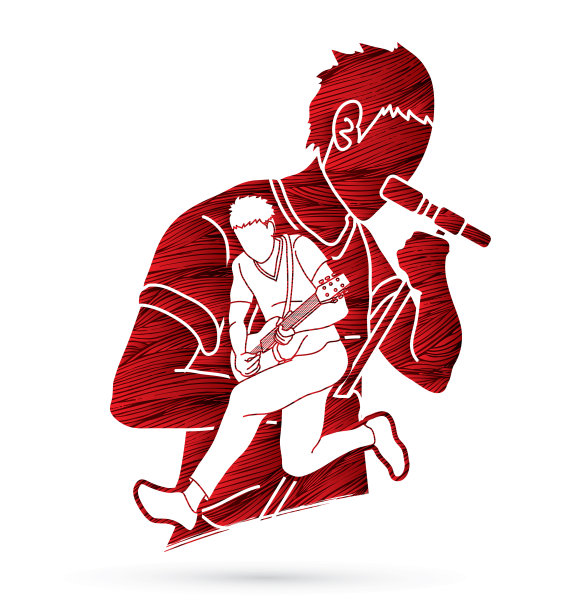 音乐家和乐队一起演奏音乐图片下载