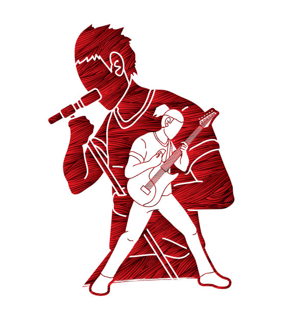 一起演奏音乐的音乐家，乐队艺术家图片下载