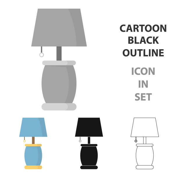 灯的图标为网页和图片下载