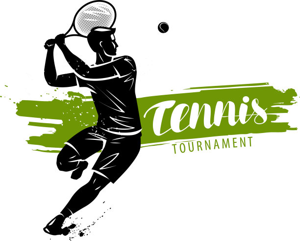 网球横幅运动概念图片下载