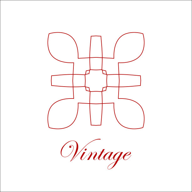 古董装饰标志图片下载