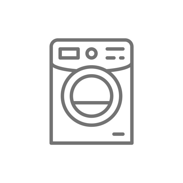 洗衣机洗衣机线图标隔离上图片下载