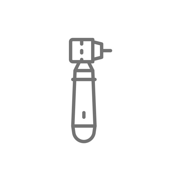 牙科钻牙器械线性图标图片下载