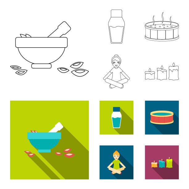 一个有花瓣的碗，还有一个瓶子图片下载