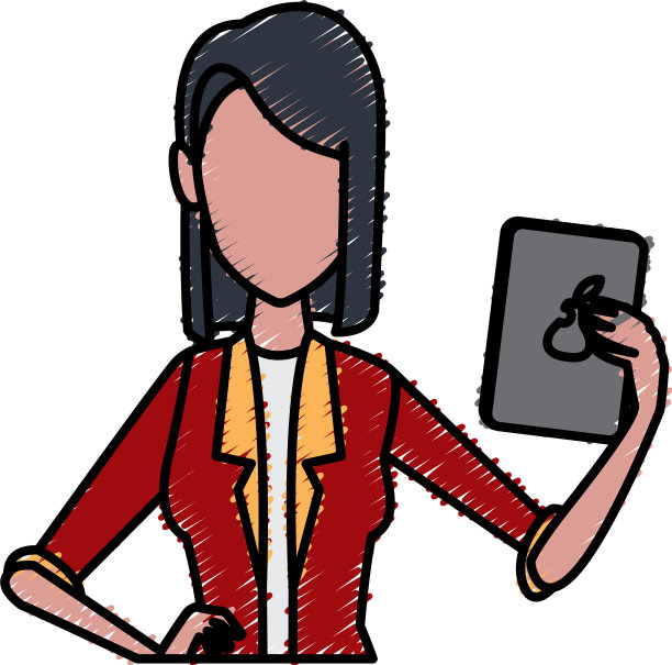 商业女性漫画图片下载