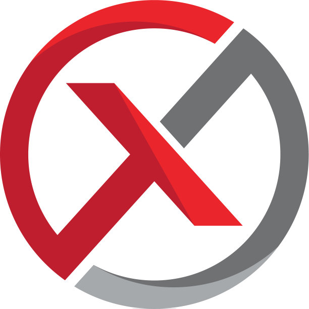 字母X标志模板图标设计图片下载