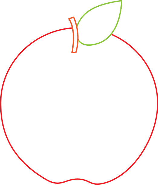 孤立的苹果设计图片下载