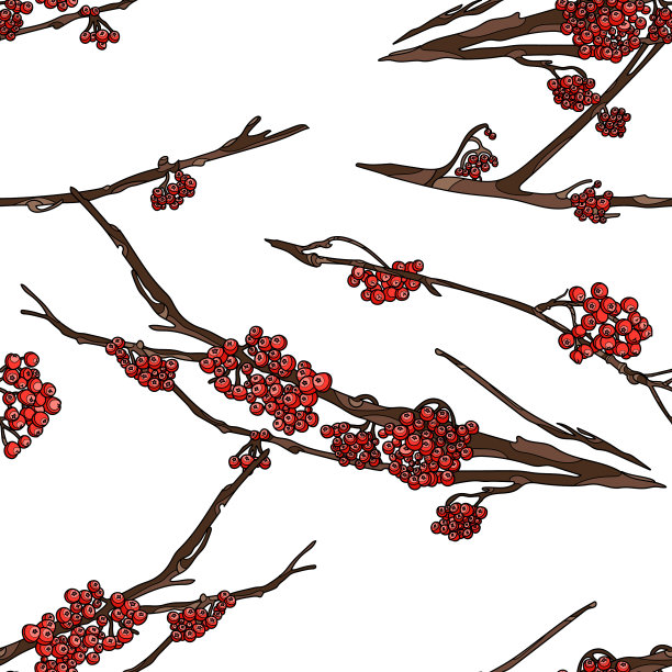 具有分支的无缝模式图片下载