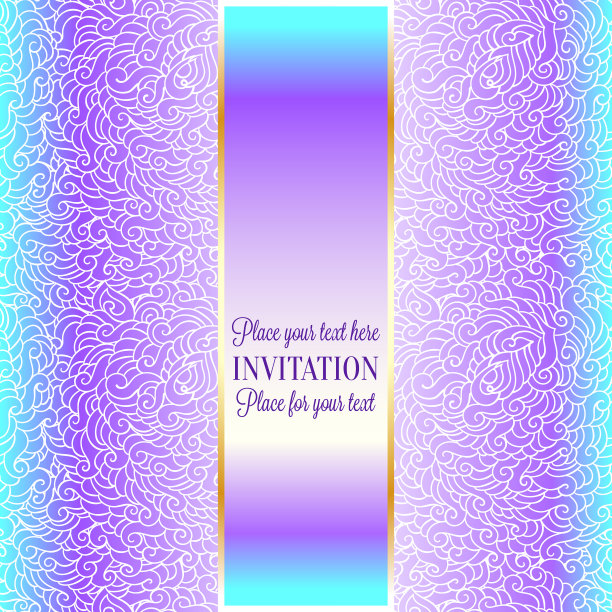 抽象背景与豪华复古框架图片下载