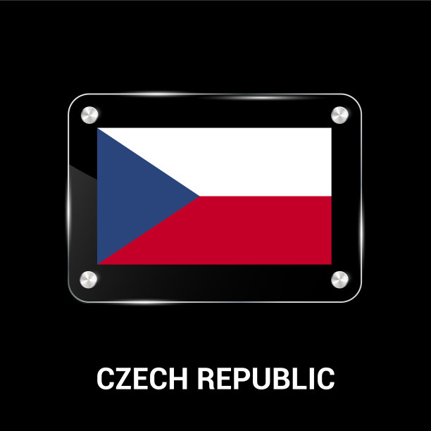 捷克国旗设计图片下载