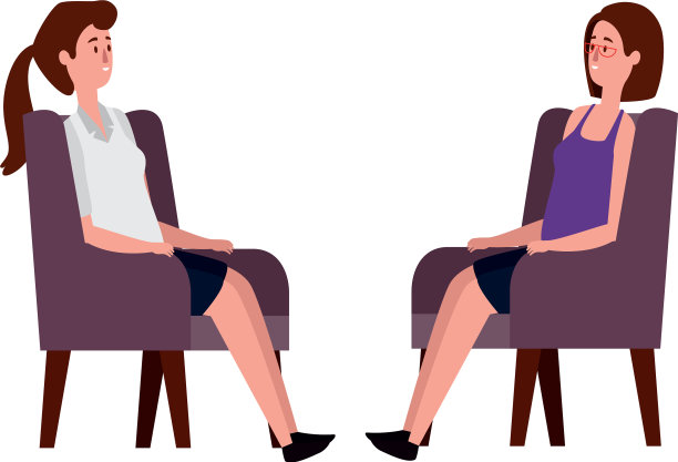 优雅的女商人在沙发上工作图片下载