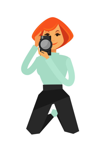 拿着相机拍照的女人图片下载