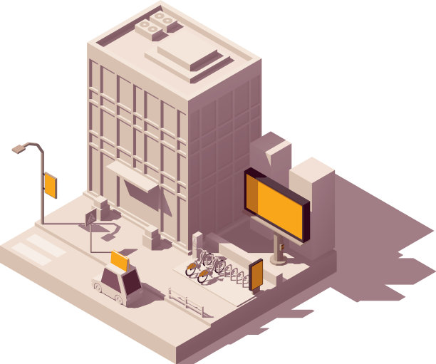 等距户外广告类型图片下载