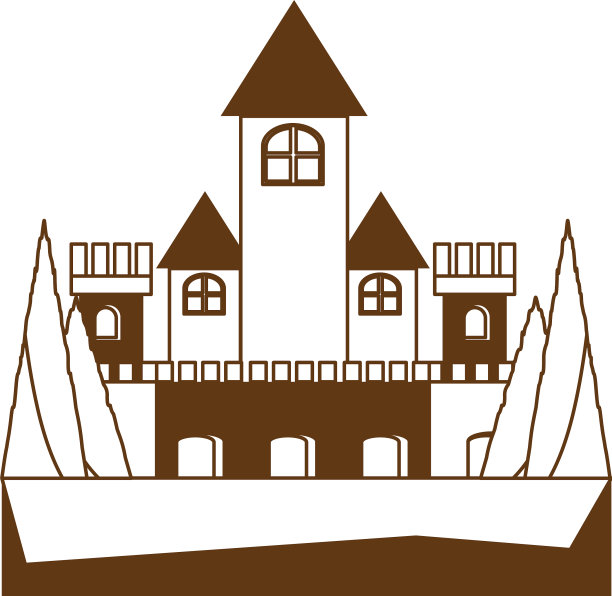 中世纪城堡图标图片下载