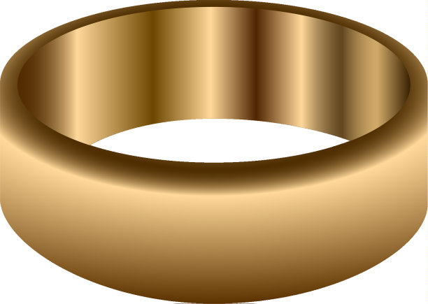 孤立的金戒指图片下载