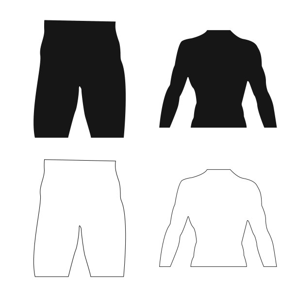 人体及零件标志的设计图片下载