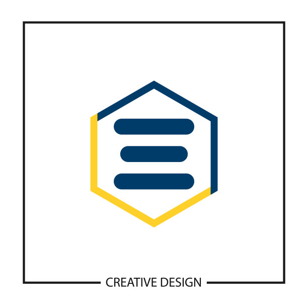 字母E logo模板设计图片下载