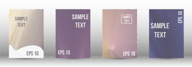 一个现代封面设计模板图片下载