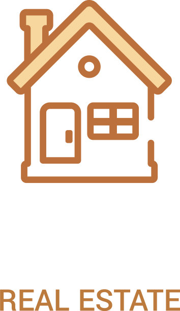 房地产概念2彩色图标简单线条图片下载