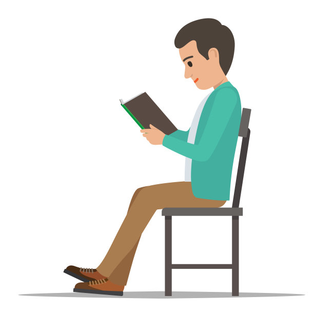 学生的座位和阅读教材平图片下载