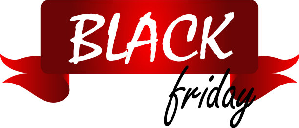 孤立的黑色星期五标签图片下载