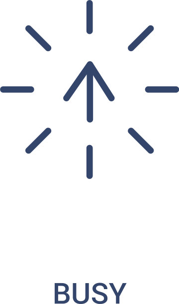 忙碌概念2彩色图标简单线条元素图片下载