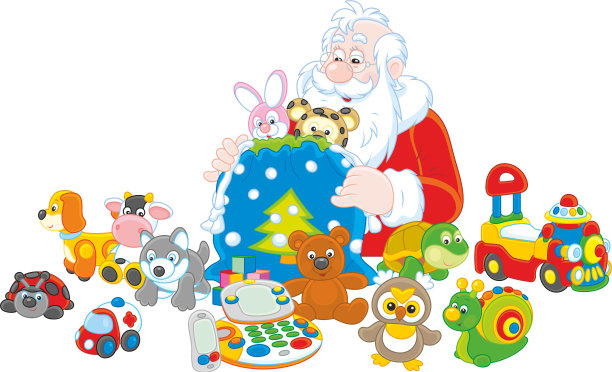 圣诞老人的礼物图片下载