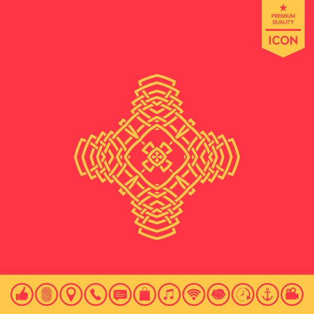 东方阿拉伯图案标志元素为您图片下载