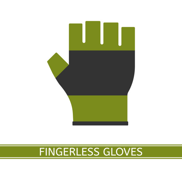 露指手套孤立图片下载