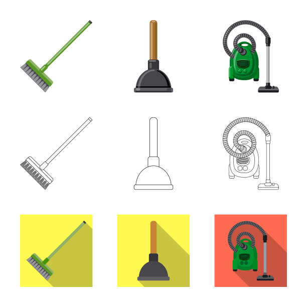 清洁服务标志图片下载