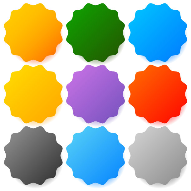 按钮徽章背景与现代平滑图片下载