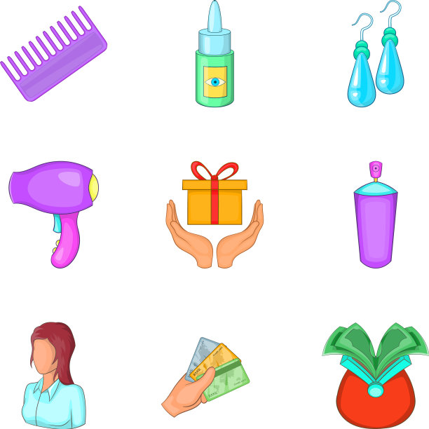 免费赠送卡通风格的图标图片下载