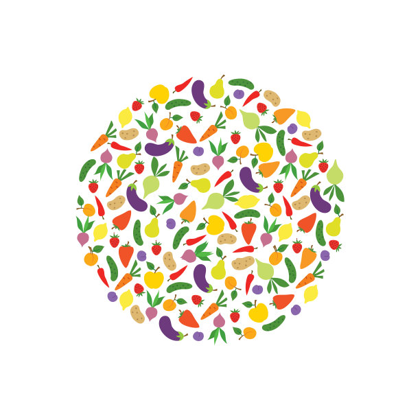 以蔬菜为背景的健康食品配料图片下载