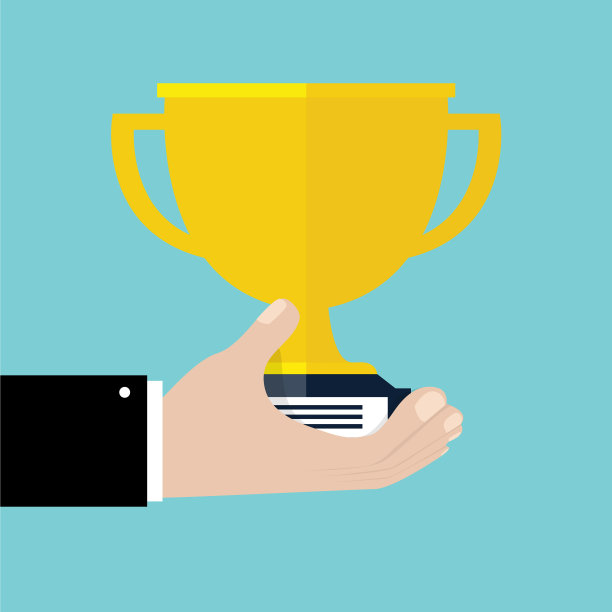 手捧冠军奖杯，手捧冠军奖杯图片下载