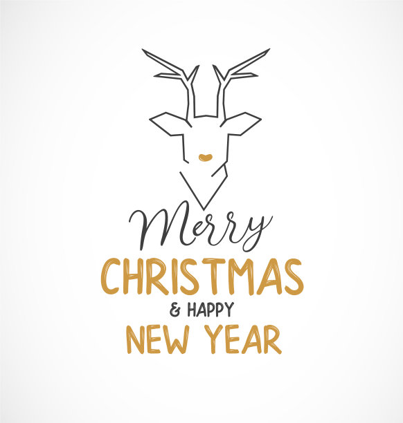 圣诞贺卡设计元素图片下载