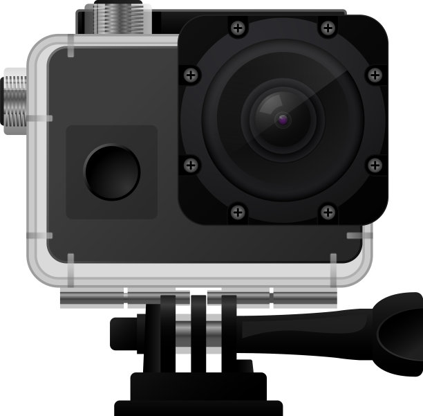 运动相机在防水盒-运动CAM图标图片下载