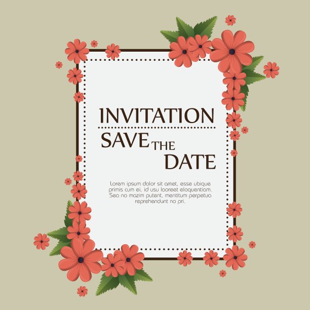 花的邀请节省了时间图片下载