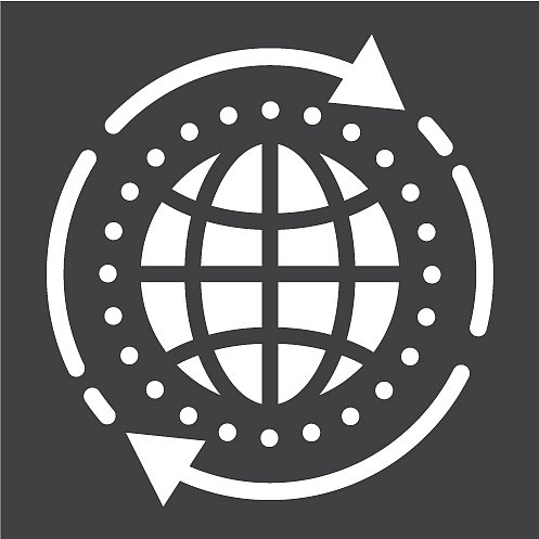全球解决方案 Glyph 图标 SEO和开发图片下载