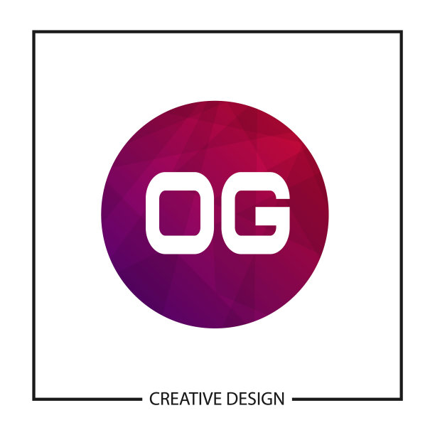 OG字母logo模板设计图片下载