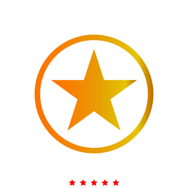 圆形星星图标图片下载