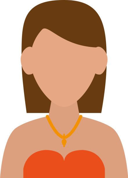 女人头像肖像图标形象图片下载