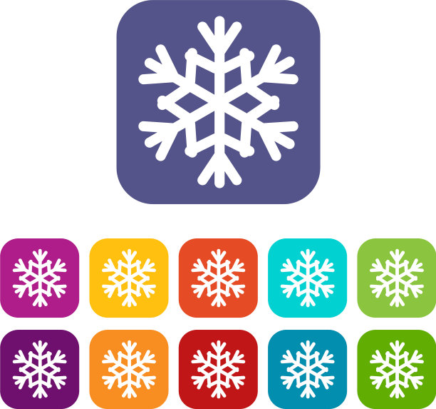 雪花图标设置图片下载