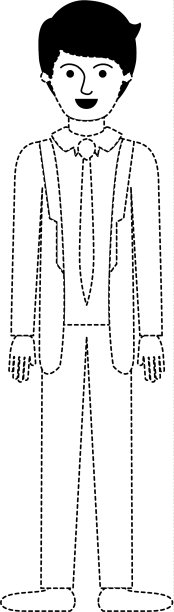 穿西装，打领带，穿裤子的男人图片下载